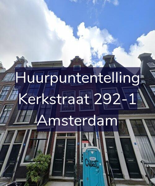 Foto gevel Huurpuntentelling voor Kerkstraat 292-1, Amsterdam