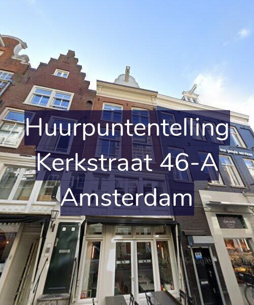 Foto gevel Huurpuntentelling voor Kerkstraat 46-A, Amsterdam