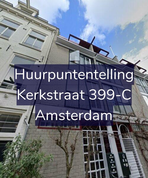 Foto gevel Huurpuntentelling voor Kerkstraat 399-C, Amsterdam