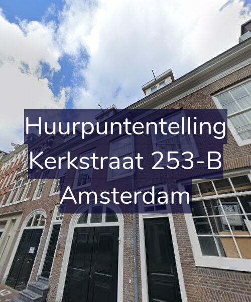 Foto gevel Huurpuntentelling voor Kerkstraat 253-B, Amsterdam