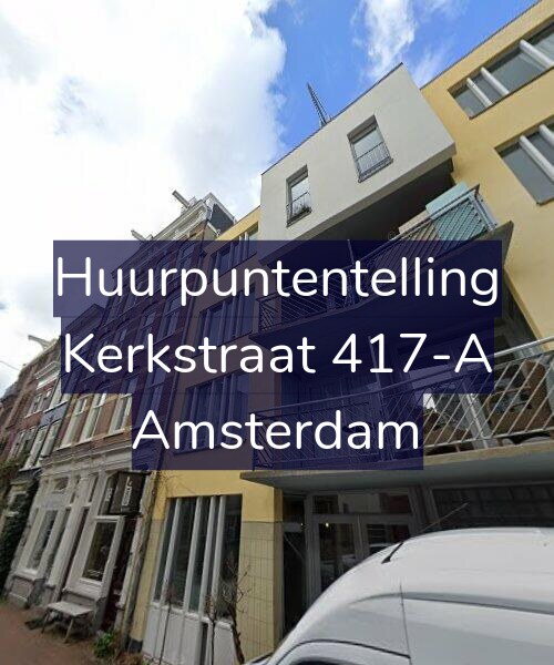 Foto gevel Huurpuntentelling voor Kerkstraat 417-A, Amsterdam