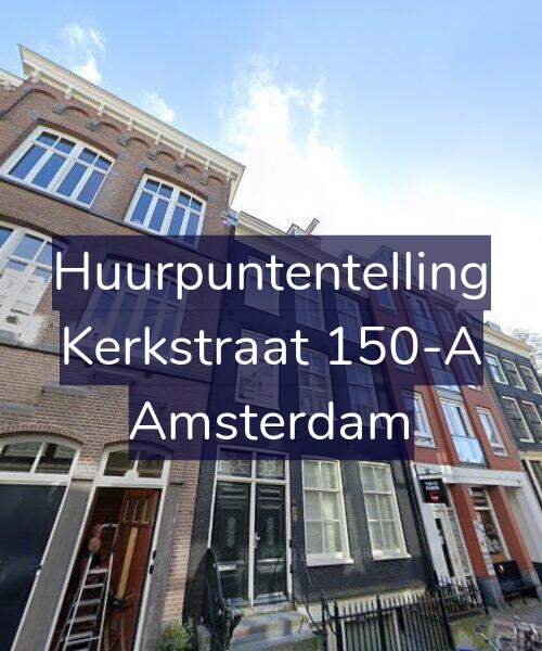 Foto gevel Huurpuntentelling voor Kerkstraat 150-A, Amsterdam