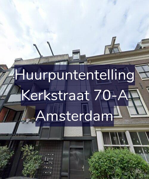 Foto gevel Huurpuntentelling voor Kerkstraat 70-A, Amsterdam