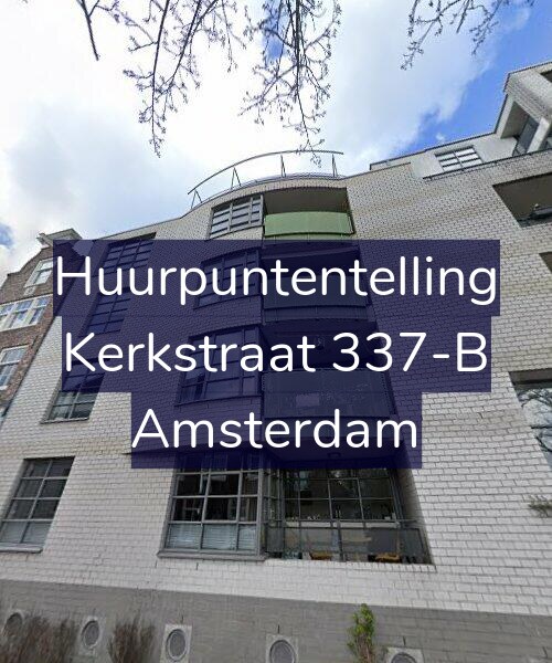Foto gevel Huurpuntentelling voor Kerkstraat 337-B, Amsterdam