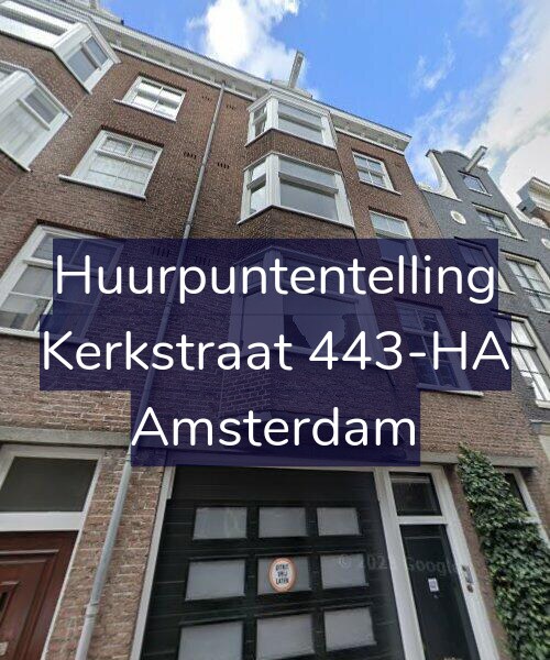 Foto gevel Huurpuntentelling voor Kerkstraat 443-HA, Amsterdam