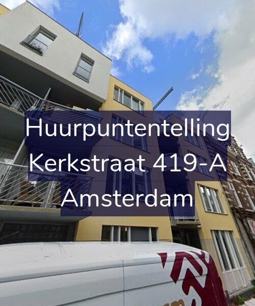 Foto gevel Huurpuntentelling voor Kerkstraat 419-A, Amsterdam