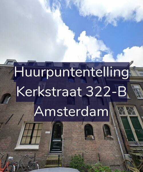 Foto gevel Huurpuntentelling voor Kerkstraat 322-B, Amsterdam