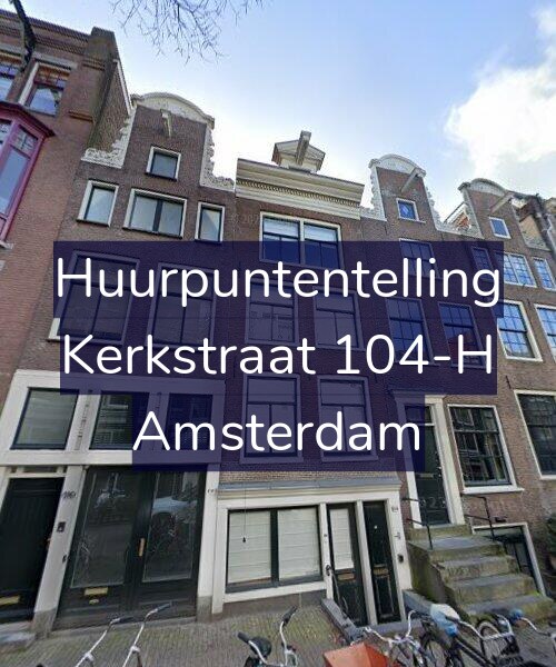 Foto gevel Huurpuntentelling voor Kerkstraat 104-H, Amsterdam