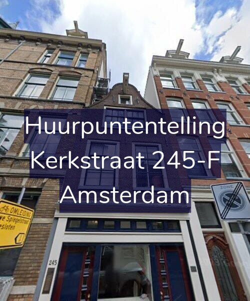 Foto gevel Huurpuntentelling voor Kerkstraat 245-F, Amsterdam