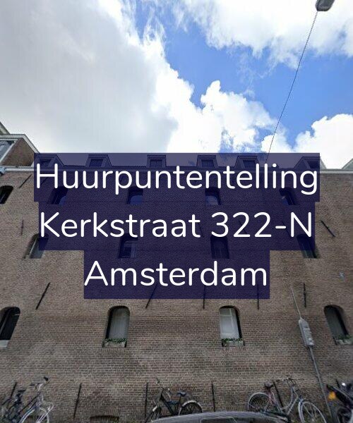 Foto gevel Huurpuntentelling voor Kerkstraat 322-N, Amsterdam