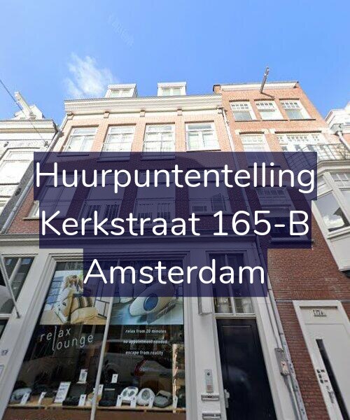 Foto gevel Huurpuntentelling voor Kerkstraat 165-B, Amsterdam