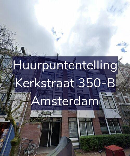 Foto gevel Huurpuntentelling voor Kerkstraat 350-B, Amsterdam