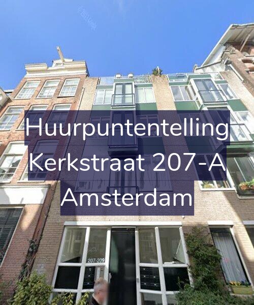Foto gevel Huurpuntentelling voor Kerkstraat 207-A, Amsterdam