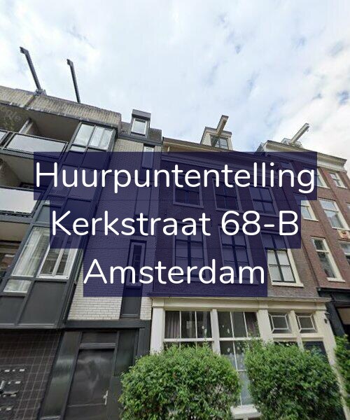 Foto gevel Huurpuntentelling voor Kerkstraat 68-B, Amsterdam