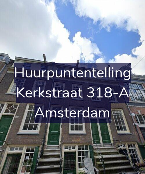 Foto gevel Huurpuntentelling voor Kerkstraat 318-A, Amsterdam