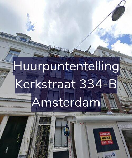 Foto gevel Huurpuntentelling voor Kerkstraat 334-B, Amsterdam