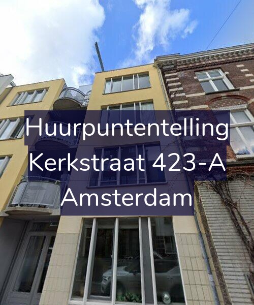Foto gevel Huurpuntentelling voor Kerkstraat 423-A, Amsterdam