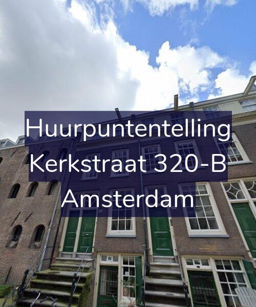 Foto gevel Huurpuntentelling voor Kerkstraat 320-B, Amsterdam