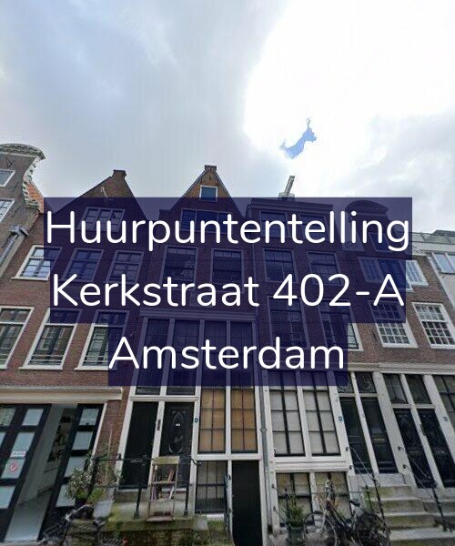 Foto gevel Huurpuntentelling voor Kerkstraat 402-A, Amsterdam