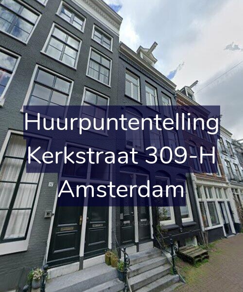 Foto gevel Huurpuntentelling voor Kerkstraat 309-H, Amsterdam