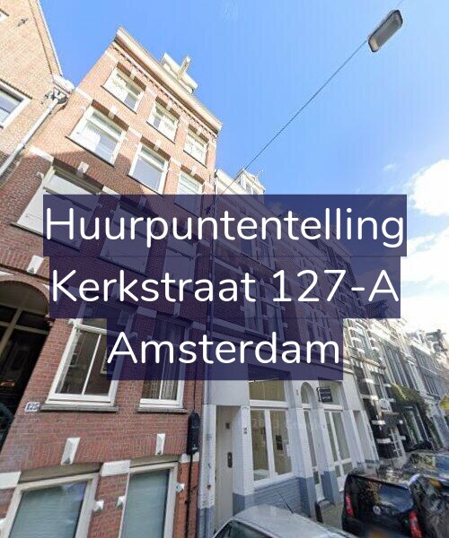 Foto gevel Huurpuntentelling voor Kerkstraat 127-A, Amsterdam