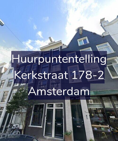 Foto gevel Huurpuntentelling voor Kerkstraat 178-2, Amsterdam