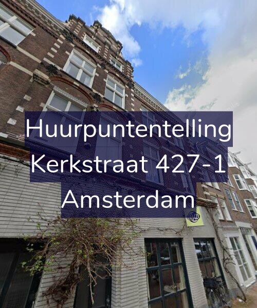 Foto gevel Huurpuntentelling voor Kerkstraat 427-1, Amsterdam