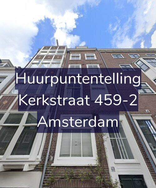 Foto gevel Huurpuntentelling voor Kerkstraat 459-2, Amsterdam