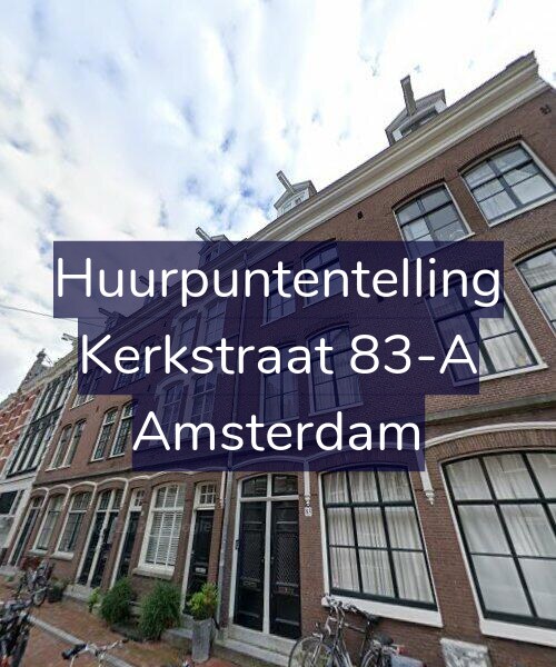 Foto gevel Huurpuntentelling voor Kerkstraat 83-A, Amsterdam