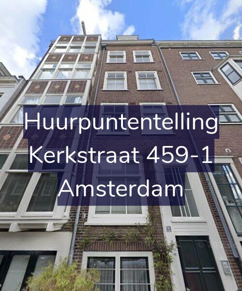 Foto gevel Huurpuntentelling voor Kerkstraat 459-1, Amsterdam