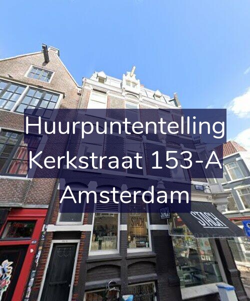 Foto gevel Huurpuntentelling voor Kerkstraat 153-A, Amsterdam