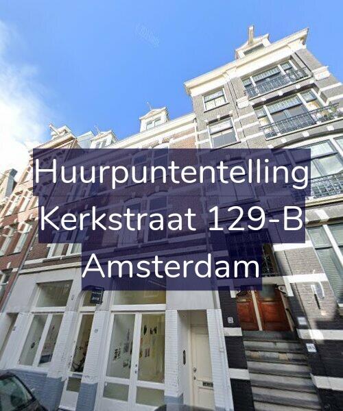 Foto gevel Huurpuntentelling voor Kerkstraat 129-B, Amsterdam