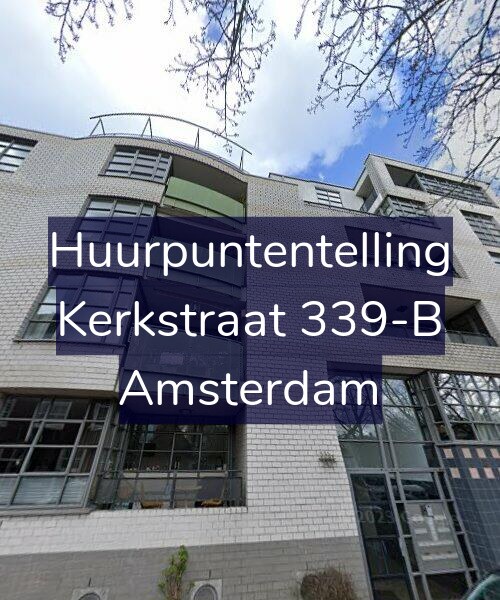 Foto gevel Huurpuntentelling voor Kerkstraat 339-B, Amsterdam
