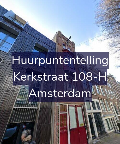 Foto gevel Huurpuntentelling voor Kerkstraat 108-H, Amsterdam