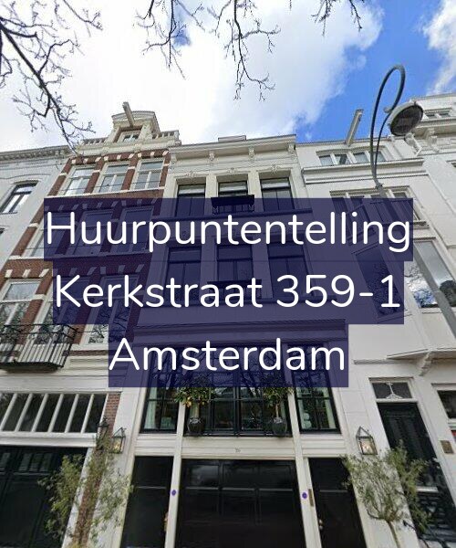 Foto gevel Huurpuntentelling voor Kerkstraat 359-1, Amsterdam