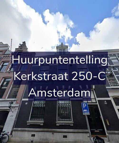 Foto gevel Huurpuntentelling voor Kerkstraat 250-C, Amsterdam