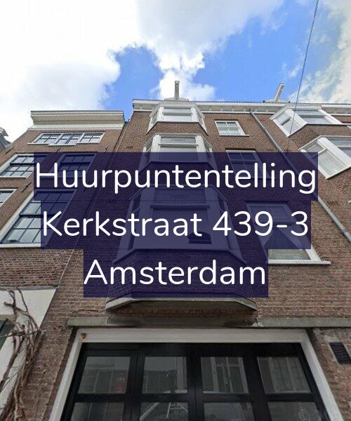 Foto gevel Huurpuntentelling voor Kerkstraat 439-3, Amsterdam