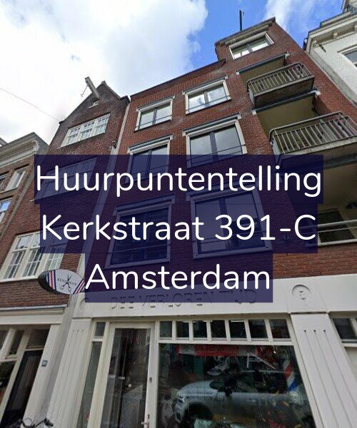 Foto gevel Huurpuntentelling voor Kerkstraat 391-C, Amsterdam