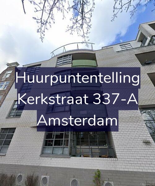 Foto gevel Huurpuntentelling voor Kerkstraat 337-A, Amsterdam