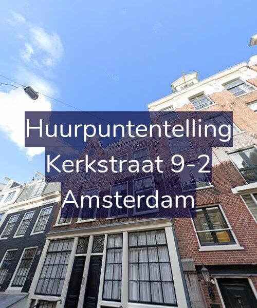 Foto gevel Huurpuntentelling voor Kerkstraat 9-2, Amsterdam