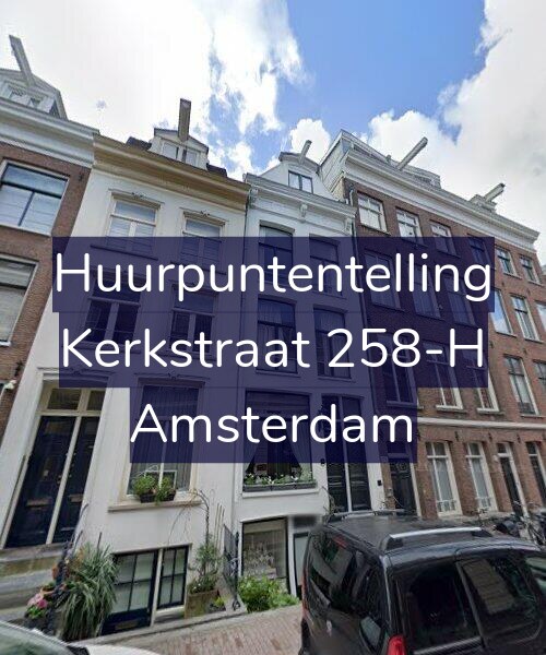 Foto gevel Huurpuntentelling voor Kerkstraat 258-H, Amsterdam