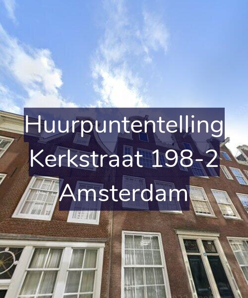 Foto gevel Huurpuntentelling voor Kerkstraat 198-2, Amsterdam