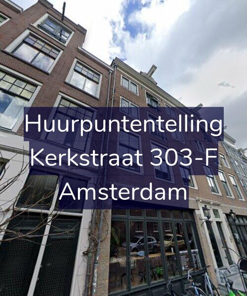 Foto gevel Huurpuntentelling voor Kerkstraat 303-F, Amsterdam