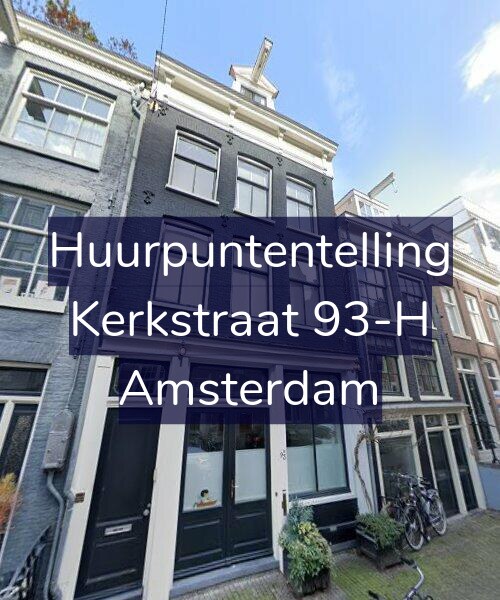 Foto gevel Huurpuntentelling voor Kerkstraat 93-H, Amsterdam