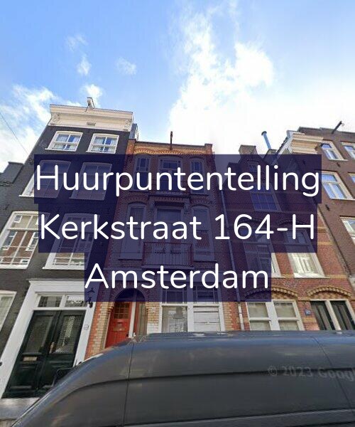 Foto gevel Huurpuntentelling voor Kerkstraat 164-H, Amsterdam