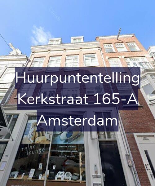 Foto gevel Huurpuntentelling voor Kerkstraat 165-A, Amsterdam