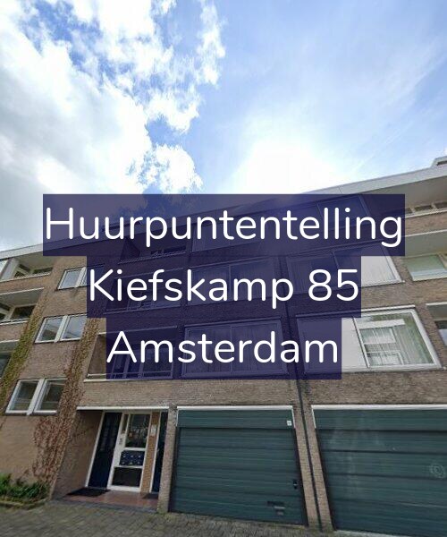 Foto gevel Huurpuntentelling voor Kiefskamp 85, Amsterdam