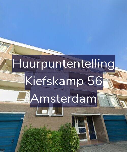 Foto gevel Huurpuntentelling voor Kiefskamp 56, Amsterdam