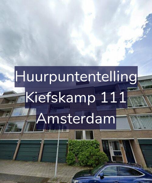 Foto gevel Huurpuntentelling voor Kiefskamp 111, Amsterdam
