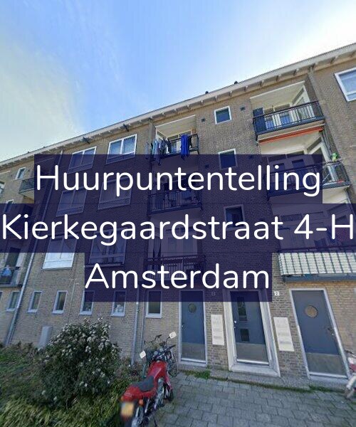 Foto gevel Huurpuntentelling voor Kierkegaardstraat 4-H, Amsterdam